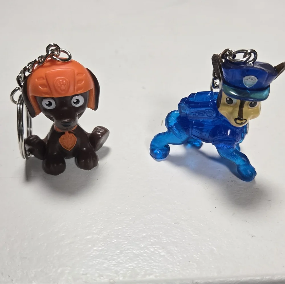 2 Paw Patrol Keychains 1.5